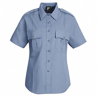 New Dimension Stretch Dress Shirt S Blue