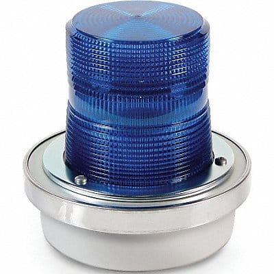 Warning Light Strobe Tube 120VAC Blue