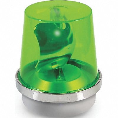 Rotating Warning Light Halogen Green