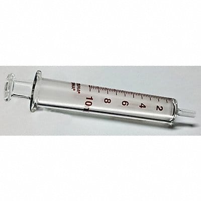 Reusable Glass Syringe 10 mL Luer Slip