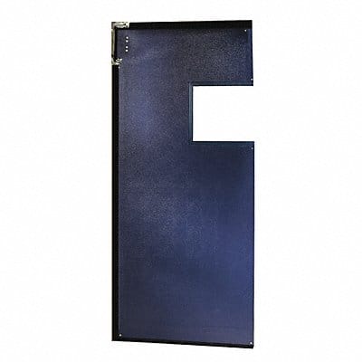 Swinging Door 8 x 3 ft Navy Blue PVC