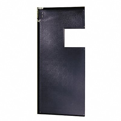 Swinging Door 8 x 3 ft Metallic Gray