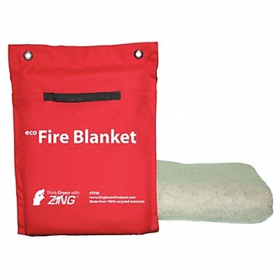 Fire Blanket and Tote Synthetic Fiber