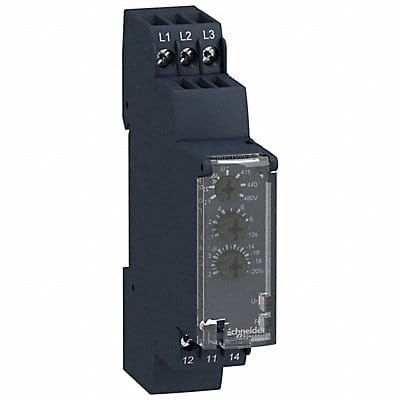 Phase Monitor Relay 208-480VAC DIN SPDT