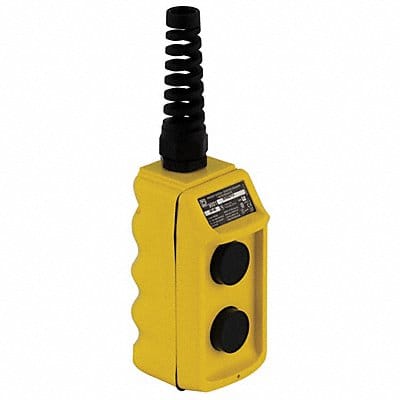 Pendant Push Button Station 2NO Yellow