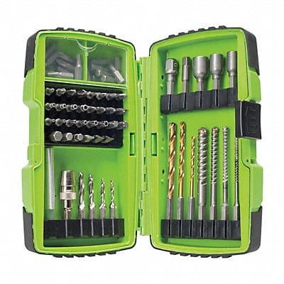 Drill Bit Set 68 Pcs. 1/4  5/16  3/8