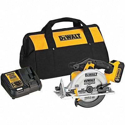 Cordless Circ Saw Kit 6-1/2 in Blade Dia