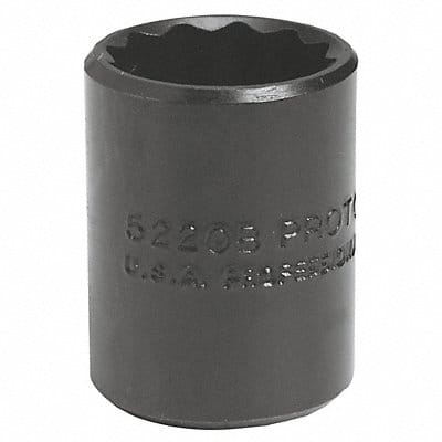 Socket Steel Blk Oxd 1 in