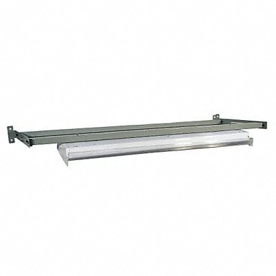 Overhead Light/Frame 72W x 26D x 5H Gray