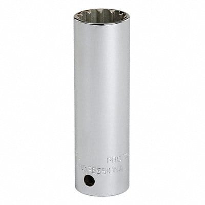 Socket Steel Chrome 1/2 in