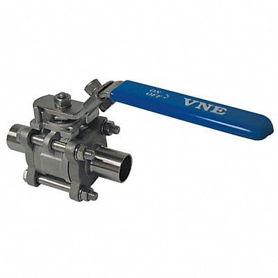 Sanitary Ball Valve 316 SS 2-WayWeld