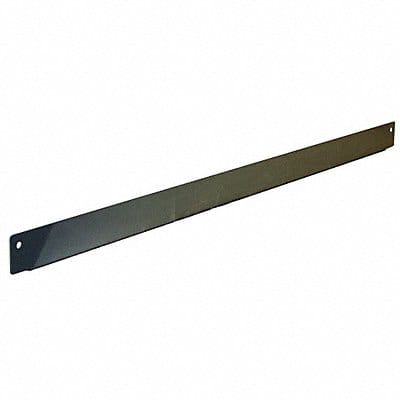 Bin Rail 72 W x 1-1/2 D x 2-5/8 H Gray