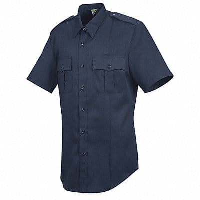 New Dimension Stretch Dress Shirt S Navy