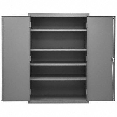 Storage Cabinet 72 x48 x24 Gray 4Shlv