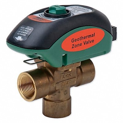 Zone Valve 3 Way Open System 3/4 NPT