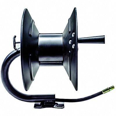 Hand Crank Hose Reel 100 ft 3/8 ID Blck