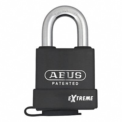 Keyed Padlock 1 in Rectangle Black