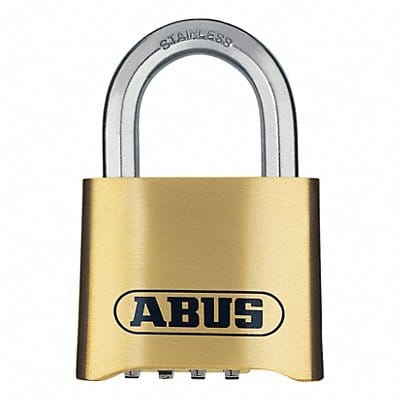 Combination Padlock 2 in Rectangle Gold