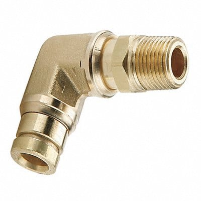 90Deg Swivel Male Elbow 1/2 In