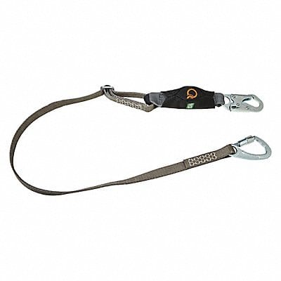 Shock-Absorbing Lanyard Gray