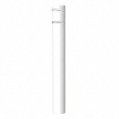 Bollard Cover White 7 3/10 in Dia