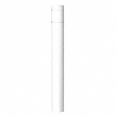 Bollard Cover White 7 3/10 in Dia