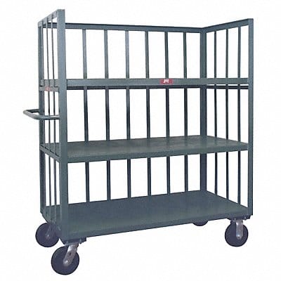 Stock Cart 3000 lb 3 Shelf 48 in L