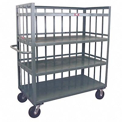 Stock Cart 3000 lb 4 Shelf 72 in L