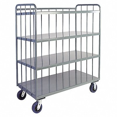 Stock Cart 3000 lb 4 Shelf 60 in L