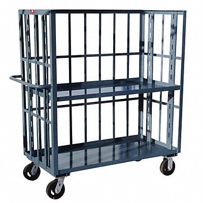 Slat Cart 3000 lb 2 Shelf 48 in L