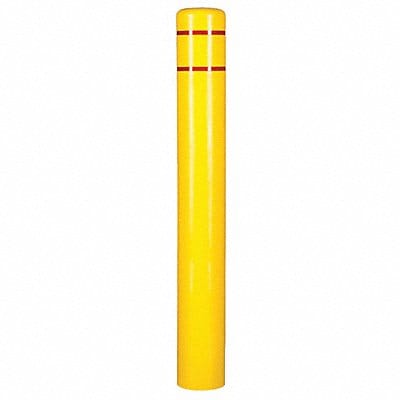 Bollard Cover Yellow 7 3/10 in Dia