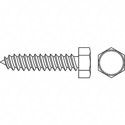 Scrw Sz #14 Zinc 5/8 L PK100