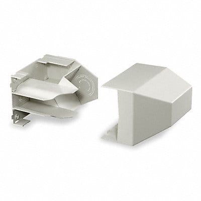 Ceiling Adapter White PVC Base-Trak