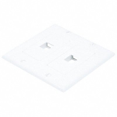 WallPlate Blank 2 Hole 2 Gang White