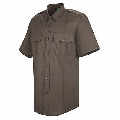 Sentry Shirt SS Brown Neck 14-1/2 in