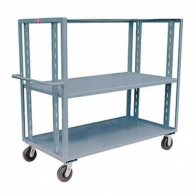 Stock Cart 3000 lb 2 Shelf 48 in L