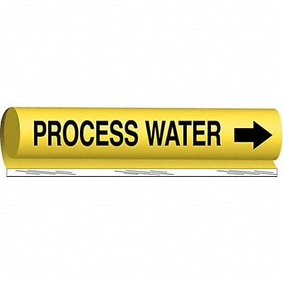 Pipe Marker Process Water 26in H 12in W