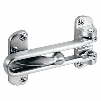 Entry Door Lock Swing Bar Satin Nickel