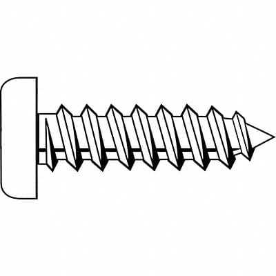 Scrw Sz #6 1R Zinc 3/4 L PK100