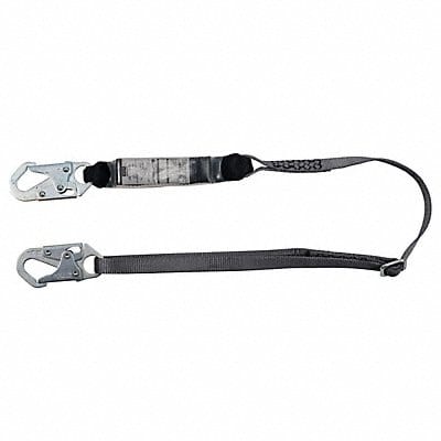 Shock-Absorbing Lanyard Gray