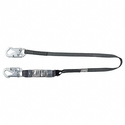 Shock-Absorbing Lanyard Gray