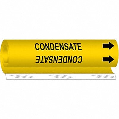 Pipe Marker Condensate 5 in H 8 in W