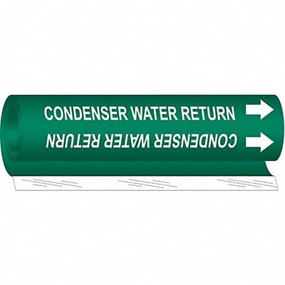 Pipe Marker Condenser Water Return 9in H