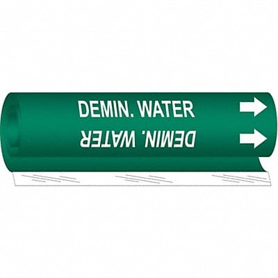 Pipe Marker Dem Water 26 in H 12 in W