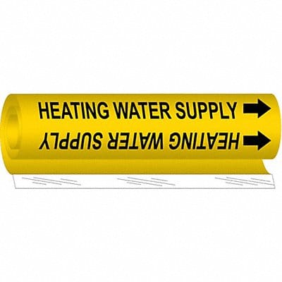 Pipe Marker Heating Water Supply 26in H