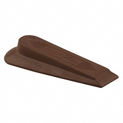 Door Stops Rubber Wedge 4-1/2 Brn PK5