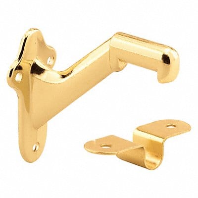 Hand Rail Brackets Brass Plated PK4