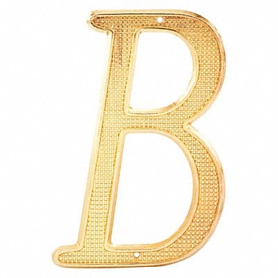 House Letters B 4 D/C Brass PK2