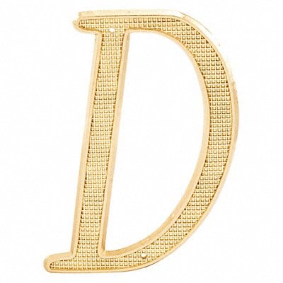 House Letters D 4 D/C Brass PK2