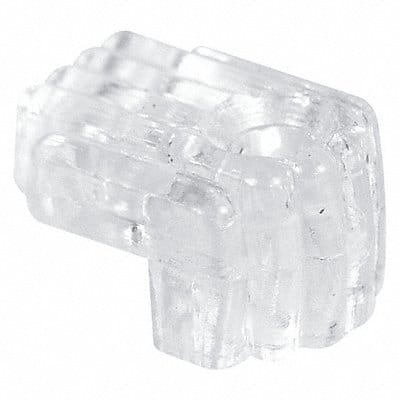 Mirror Clips 1/4 Clear Screws PK50